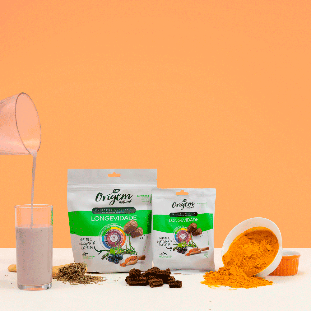 Petisco para Cães Origem Natural Cuidados Especiais Longevidade