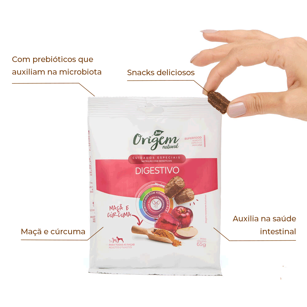 Petisco para Cães Origem Natural Cuidados Especiais Digestivo