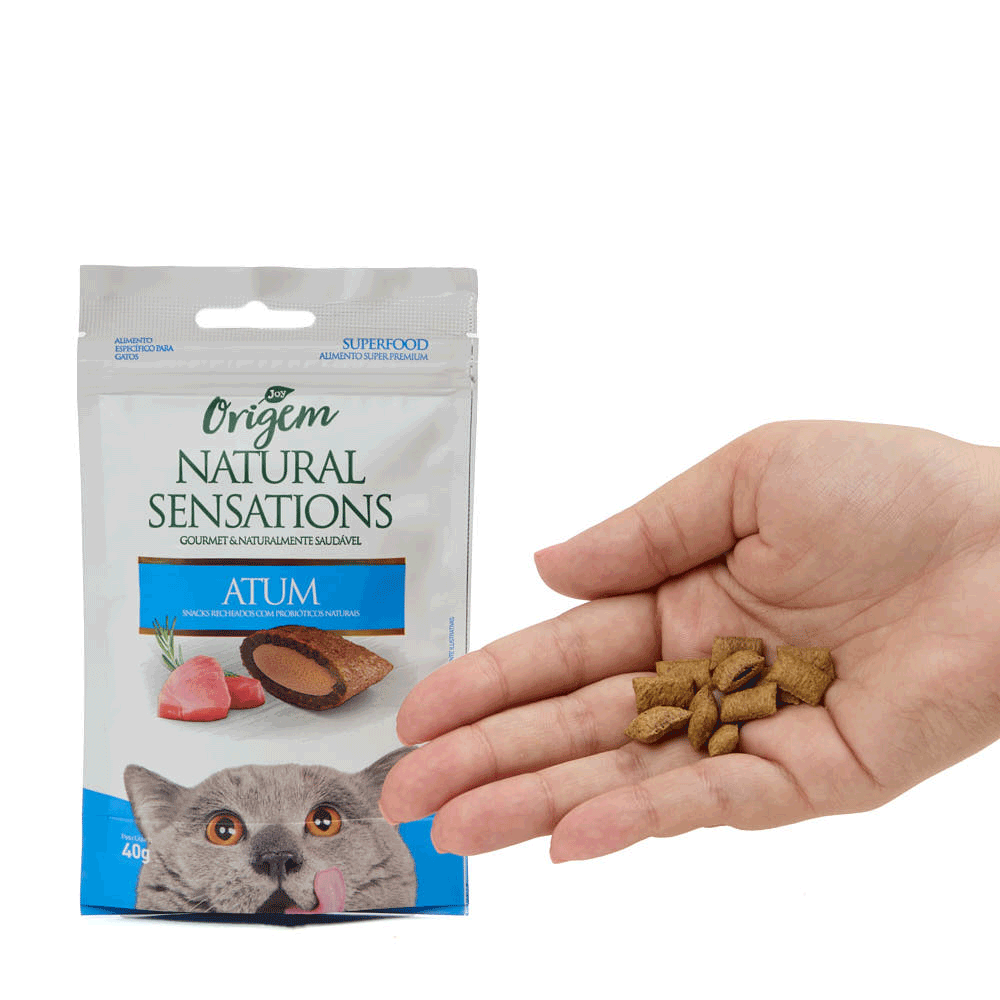 Petisco Gatos Origem Natural Sensations Atum