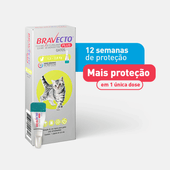 Bravecto Plus Gatos 1,2 a 2,8 kg