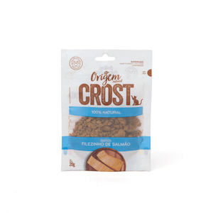 Petisco Gatos Origem Natural Crost Filezinho de Salmão - 20 g