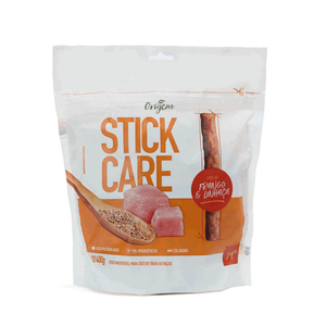 Petisco Stick Care Cães Origem Natural Frango e Linhaça