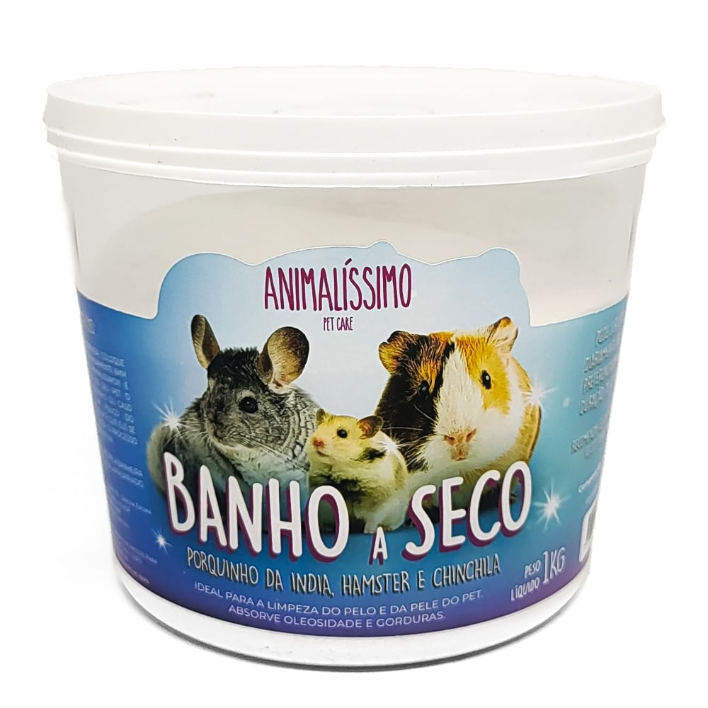 Banho a Seco para Hamster e Chinchila Animalíssimo