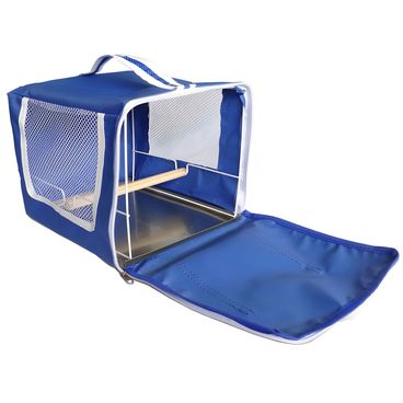 Caixa de Transporte para Calopsita aberta