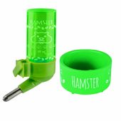 Kit Comedouro e Bebedouro Hamster Animalíssimo Verde