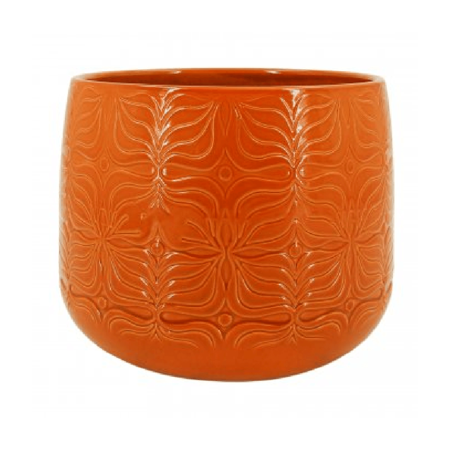 Vaso-Bretagne-Ceramica-Flor-Ts-Brasil-Cognaque-19cm