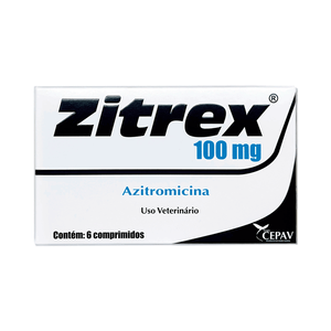 Zitrex 100mg com 6 comprimidos - Único