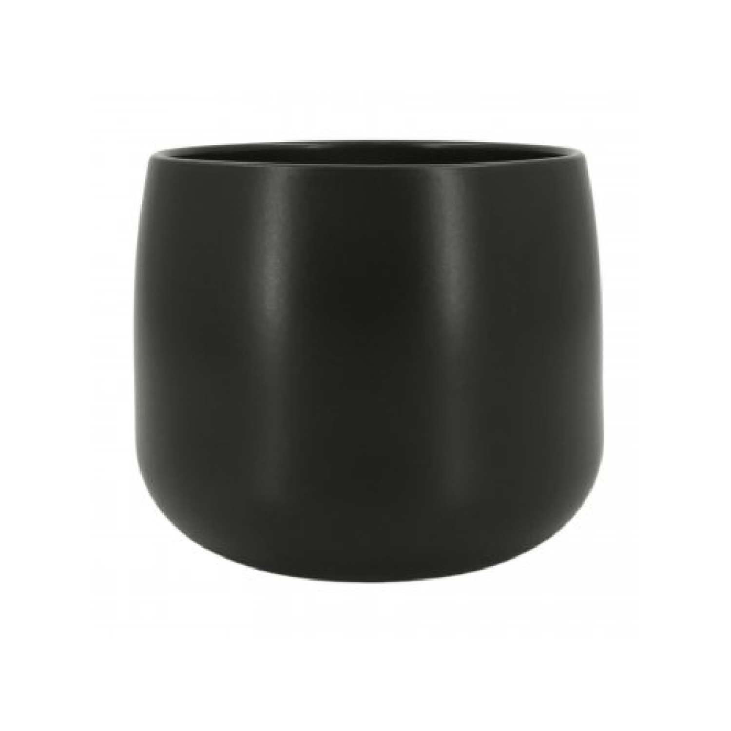 Vaso-Bretagne-Ceramica-Ts-Brasil-Preto-Fosco-15cm