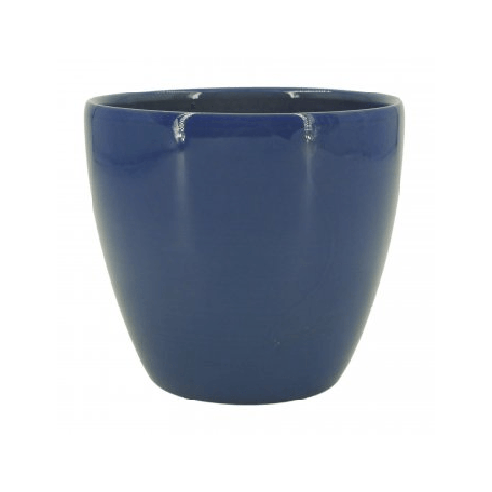 Vaso Genoa Cerâmica Ts Brasil Azul Suecia