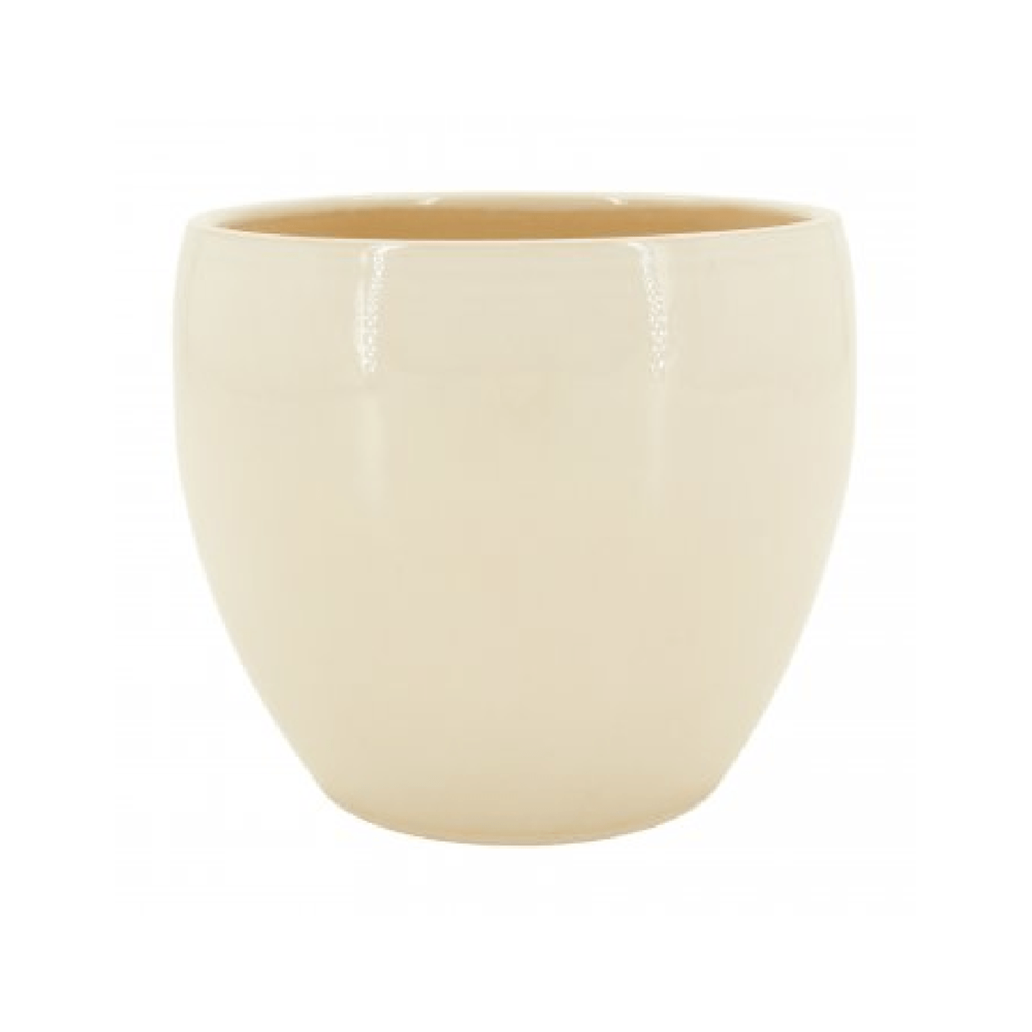 Vaso Lorance Cerâmica Ts Brasil Marfim 15cm