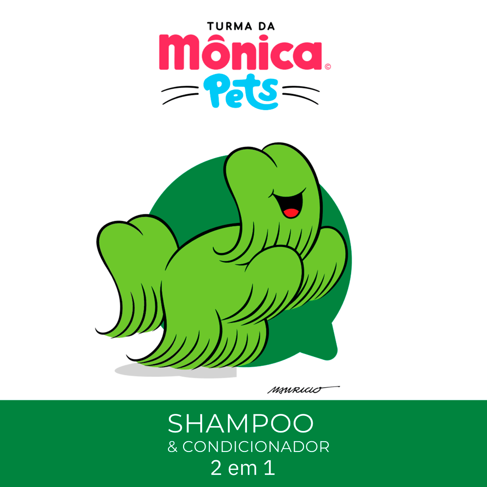 Shampoo e Condicionador Turma da Mônica Pets