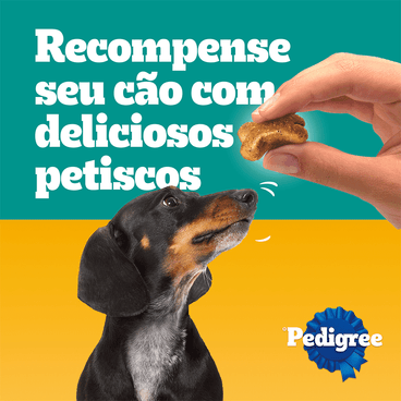 Petisco Pedigree Tasty Bites Cães Adultos Carne Suculenta