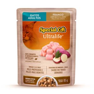 Ração Úmida Special Cat Ultralife Gatos Adultos Frango - 85 g