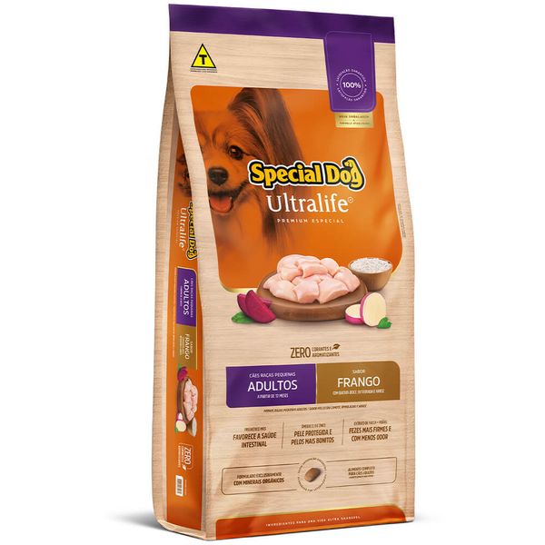 Ração Special Dog Ultralife Cães Adultos Raças Pequenas Frango 3 kg