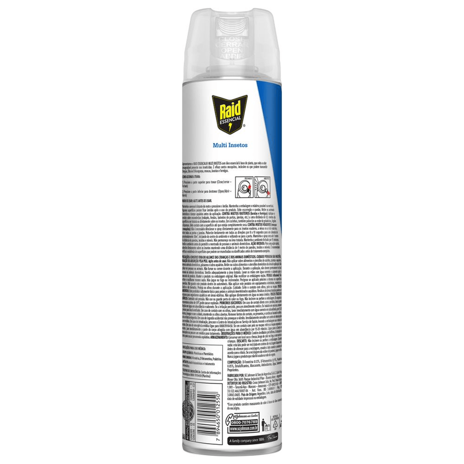Verso-da-Embalagem-Inseticida-Aerossol-Raid-Essencial-Multi-Insetos-Spray-420ml