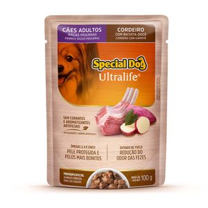Ração Úmida Special Dog Ultralife Cães Adultos Raças Pequenas Cordeiro - 100 g