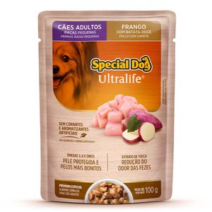 Ração Úmida Special Dog Ultralife Cães Adultos Raças Pequenas Frango - 100 g