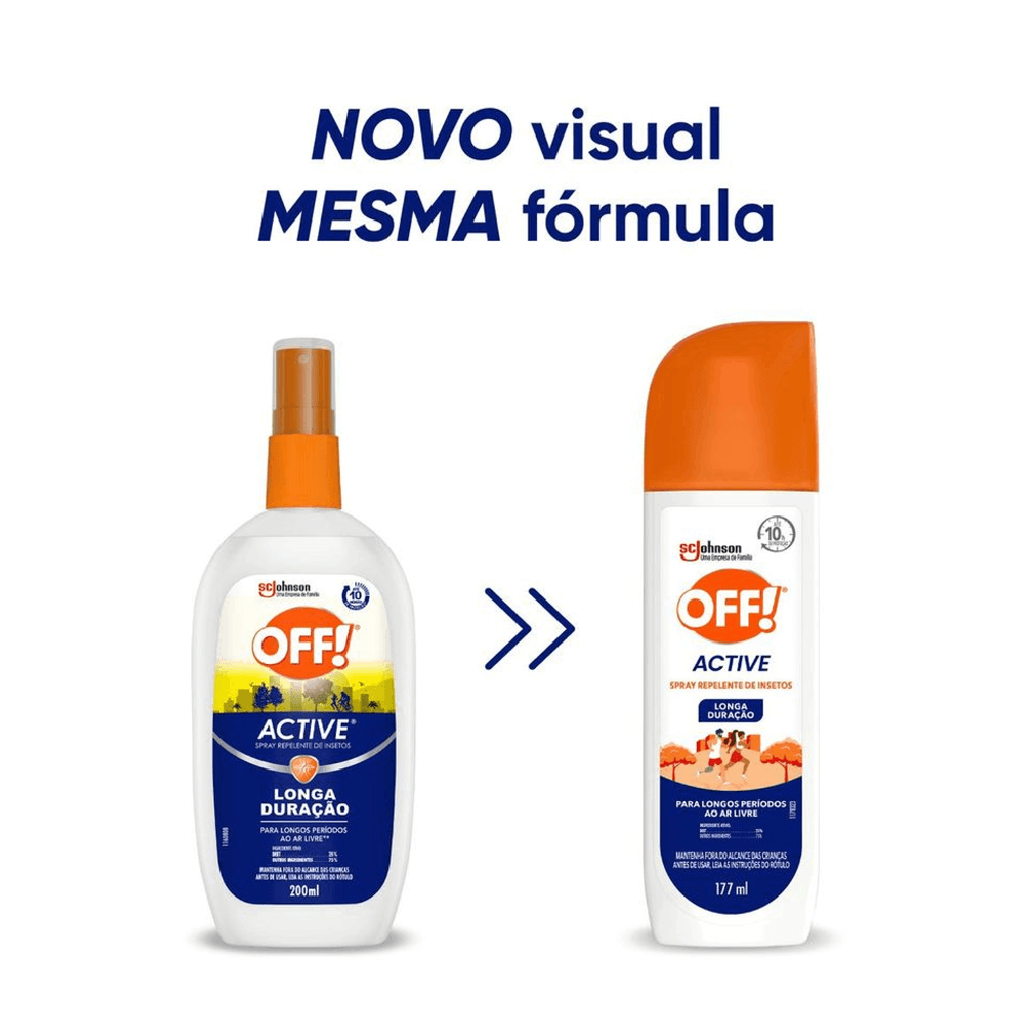 Spray Repelente de Insetos Off Active 170ml Troca de Embalagem