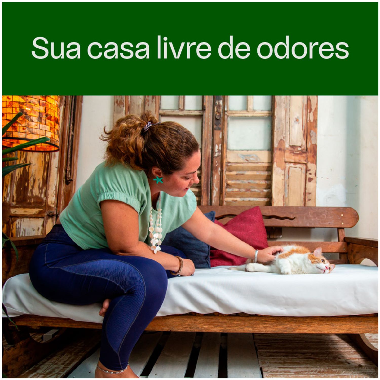 Areia Higiênica Biodegradável Grãos Mistos Viva Verde sem odores