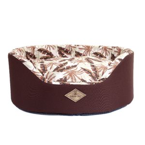 Cama Europa Folhagem Bichinho Chic Marrom