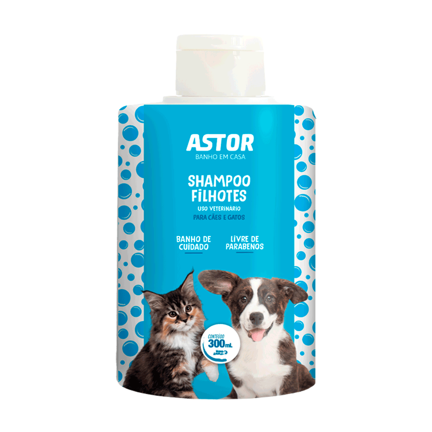 Shampoo Banho em Casa Filhotes Astor