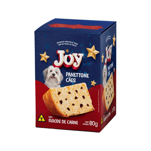 Panettone Joy para Cães Flocos de Carne - 80g