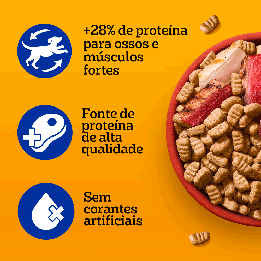 Ração Pedigree High Protein para Cães Adultos Carne e Frango Ração Pedigree High Protein para Cães Adultos Carne e Frango