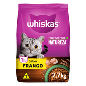 Ração Whiskas Gatos Adultos Melhor Por Natureza Frango