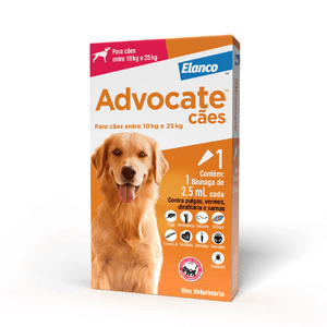 Antipulgas Advocate Cães 10 a 25kg