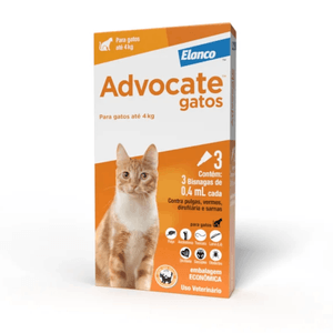 Antipulgas Advocate Gatos até 4 kg