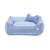 Cama Flicks Ossinho Azul para Cães e Gatos