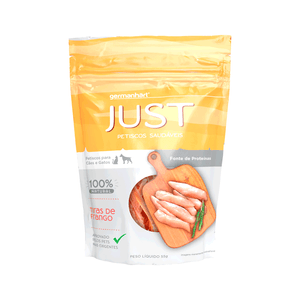 Petisco Just Tiras de Frango para Cães e Gatos - 55 g