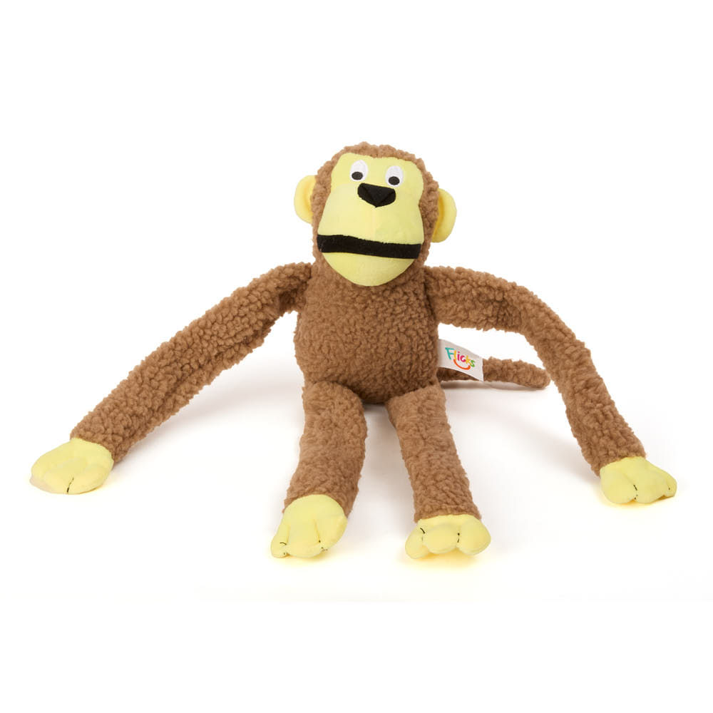 Brinquedo Macaco de Pelúcia Buddy Flicks para Cães