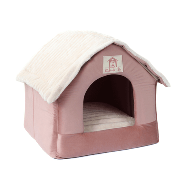 Casinha-Chic-para-Caes-e-Gatos-Bichinho-Chic-Rosa-lateral