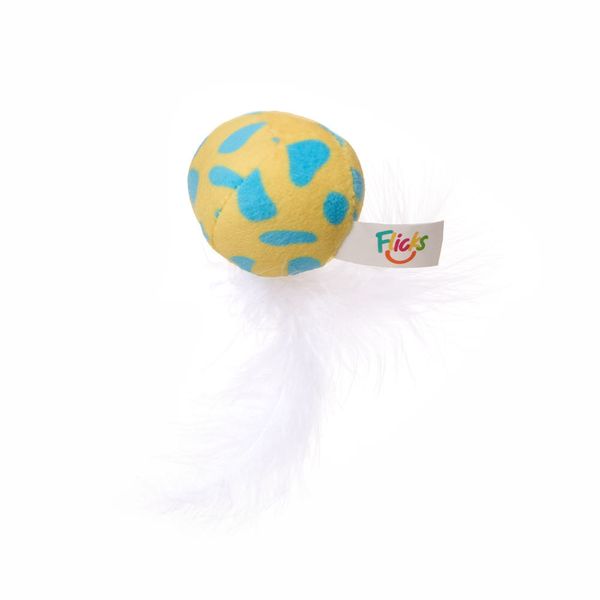 Brinquedo Pelúcia Bola com Catnip Flicks Único