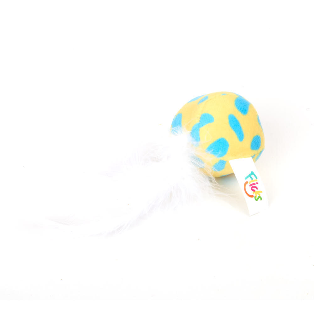 Brinquedo Pelúcia Bola com Catnip Flicks