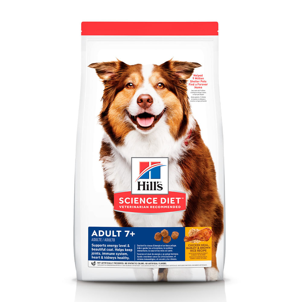 Ração Hill's Science Diet Adulto 7+ para Cães Idosos Sabor Frango