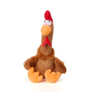 Brinquedo Pelúcia Galo Marrom Flicks - Único