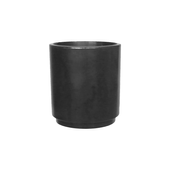 Vaso Urban Rio 25 x 25cm Preto Vasart