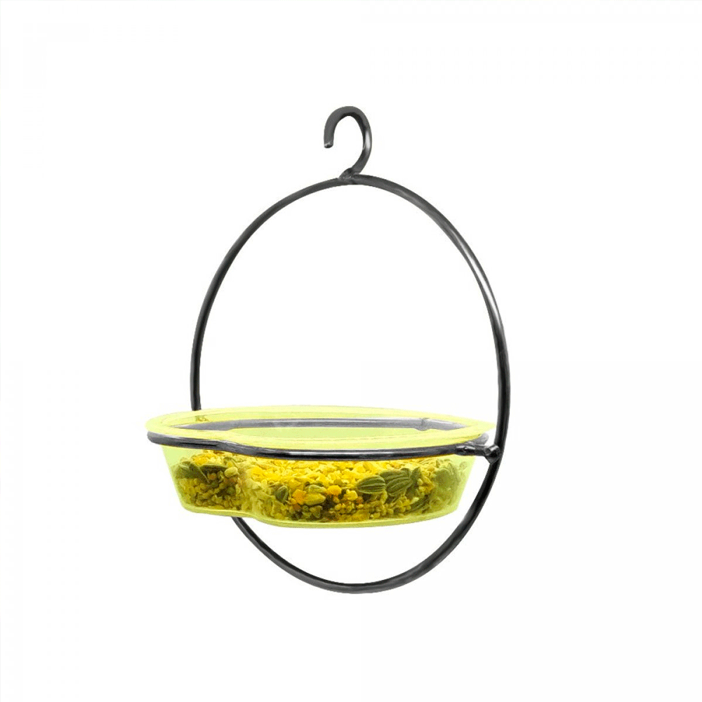 Comedouro Livre Birds Wire Bubbles Preto