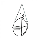 Comedouro Livre Birds Wire Fruit Preto