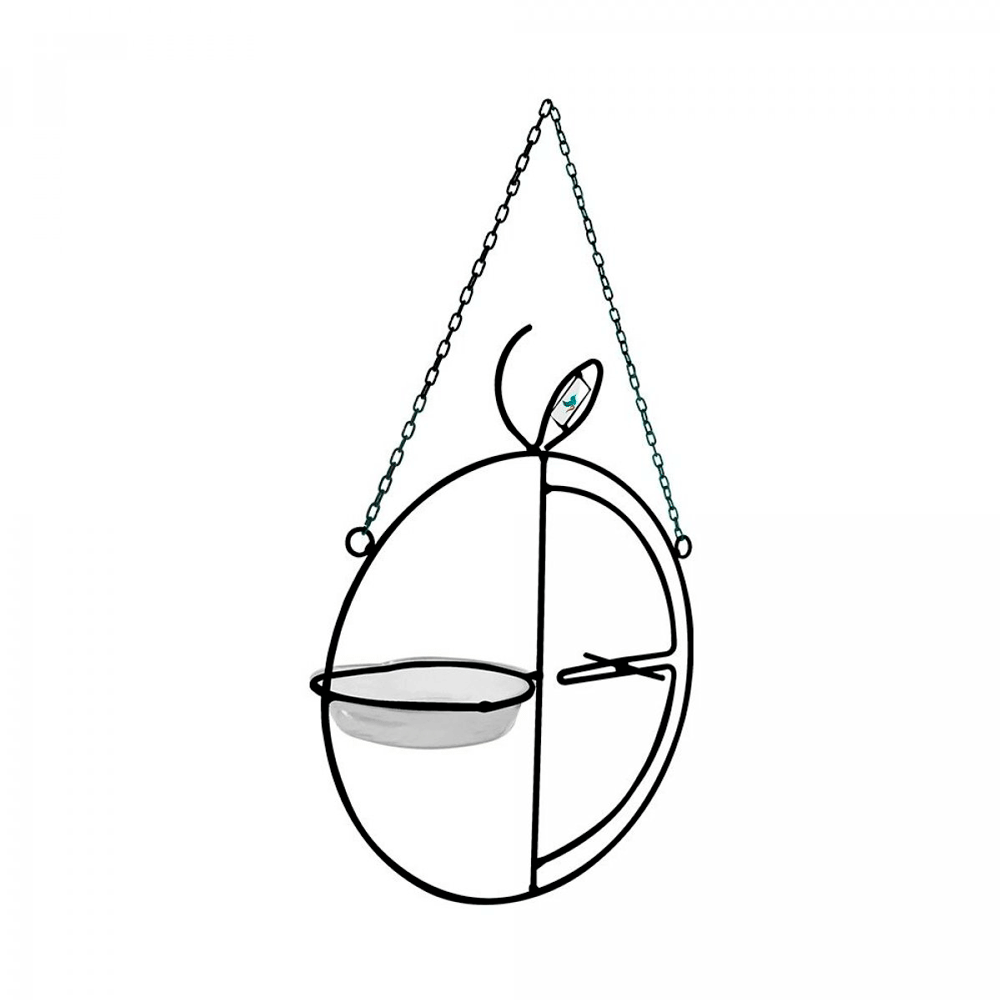 Comedouro Livre Birds Wire Fruit Preto