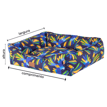Medidas-da-Cama-Arara-Azul-para-Caes-e-Gatos-Fabrica-Pet