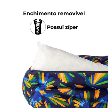 Enchimento-da-Cama-Arara-Azul-para-Caes-e-Gatos-Fabrica-Pet