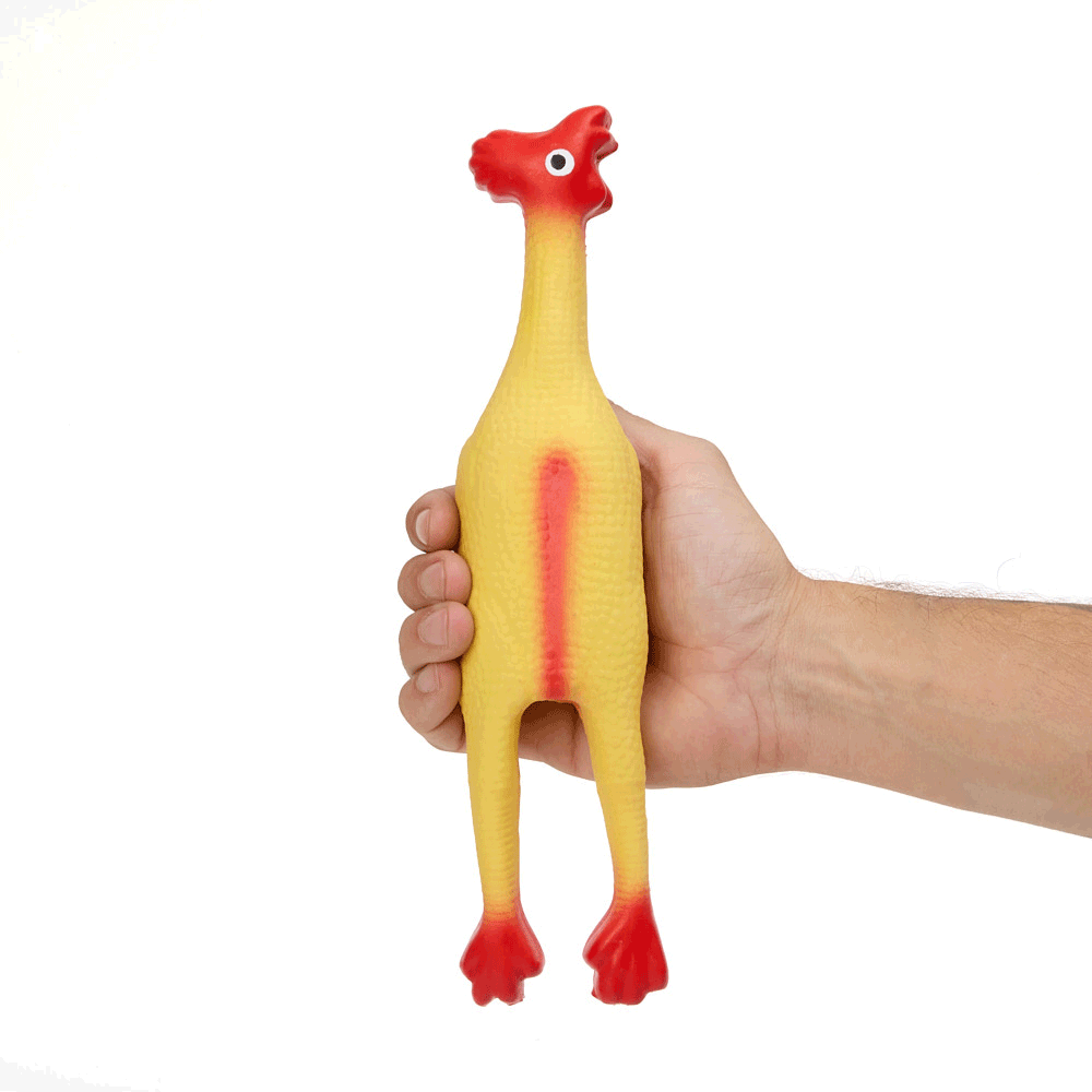 Brinquedo Frango Funny Látex Flicks