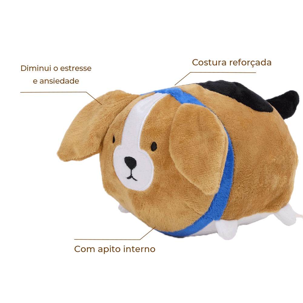 Brinquedo Pelúcia Beagle Coleção Raças Flicks