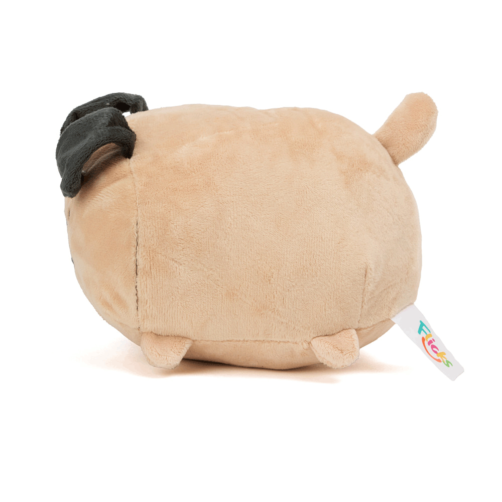 Brinquedo Pelúcia Pug Coleção Raças Flicks