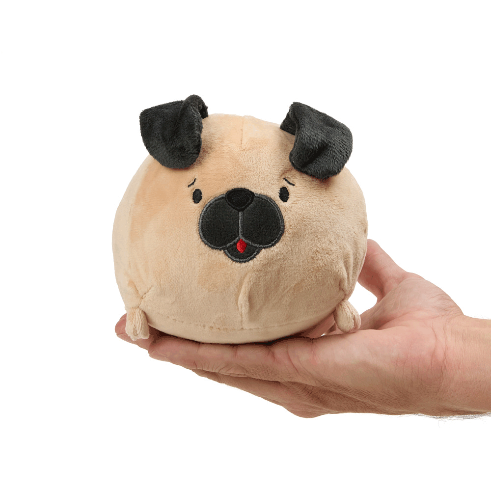 Brinquedo Pelúcia Pug Coleção Raças Flicks