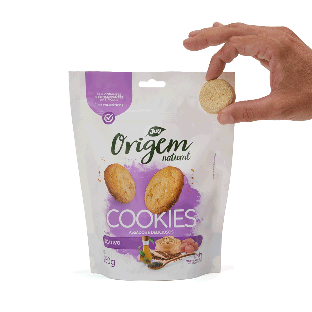Petisco Cookies Origem Natural Cães Bioativo