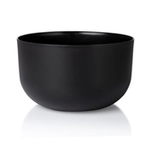 Cachepô Cuia Due Vasos Raiz Preto Fosco